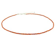 OPERHAUS Maßanfertigungen individuell Schmuck Karneol-Kette Halskette 925 S neu