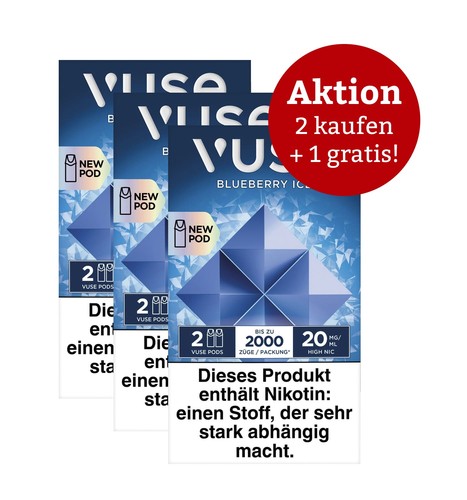 Vuse pro pods - blueberry, 20