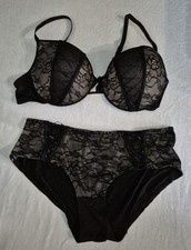 Dessous Set schwarz Gr