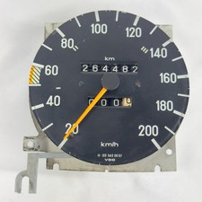 Mercedes W123 Tacho Tachometer Kombiinstrument 4 Gang VDO 200kmh 1235420057