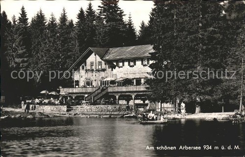 Arbersee seehaus ruderboote - arbersee,