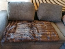 Umarbeitung von Mantel zum Plaid  /Umarbeitung für Claudia