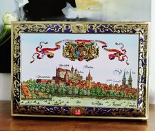 ALTE BLECHDOSE / LEBKUCHENFABRIK E. OTTO SCHMIDT / REICHSSTADT NÜRNBERG UM 1552