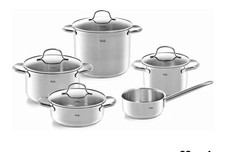 Fissler san francisco Topf-Set mit Glasdeckel - 5-teilig
