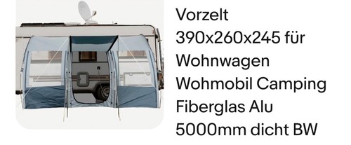Vorzelt für