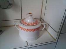 alte , große Mitterteich Bavaria Zuckerdose m. Deckel, Gebraucht , Top