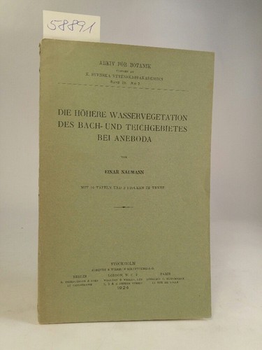 Die höhere wasservegetation - die,