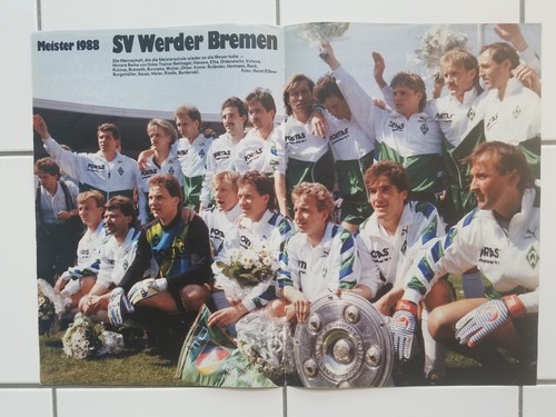 Fußball poster werder - fußball, sv