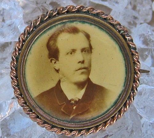 Jugendstil brosche fotobrosche - brosche,