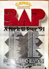 BAP  1991  TOUR - orig. Concert Poster - Konzert Plakat - DIN A1 xx - MINI KNICK