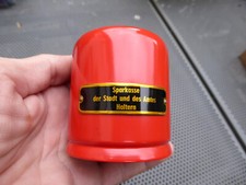 Alte Metall Spardose - Sparkasse der Stadt und des Amtes Haltern