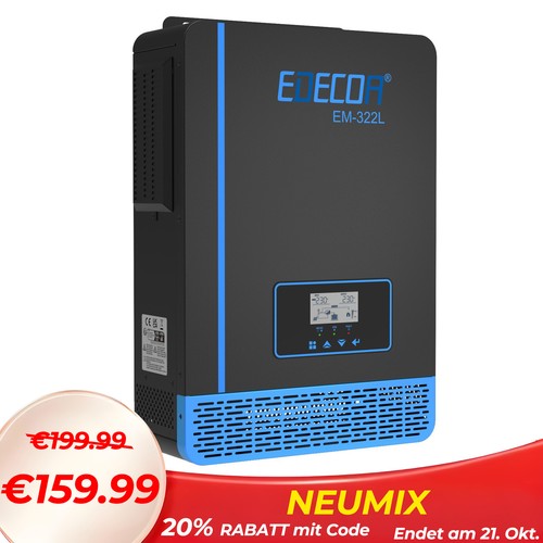 Edecoa hybrid inverter 24v - hybrid,