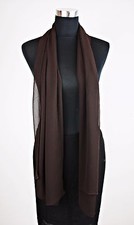 Chiffon Schal 26 Unifarben