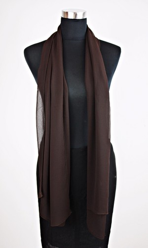 Chiffon schal seidig stola - seidig,