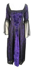 Gothic mittelalter larp kleid - larp,