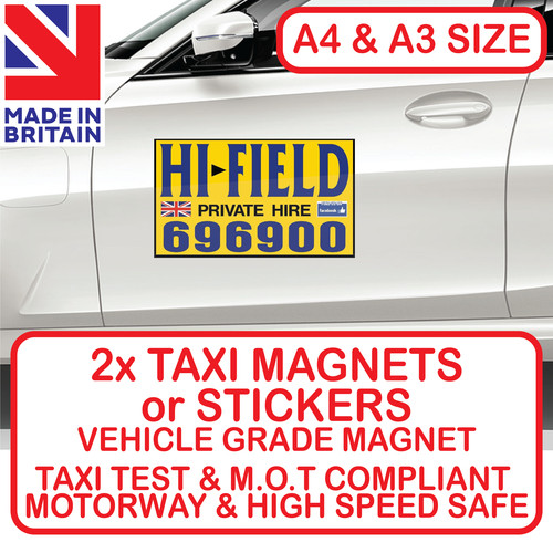 Taxi magnet schilder oder - magnet,