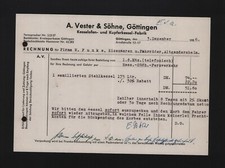 GÖTTINGEN, Rechnung 1956, A