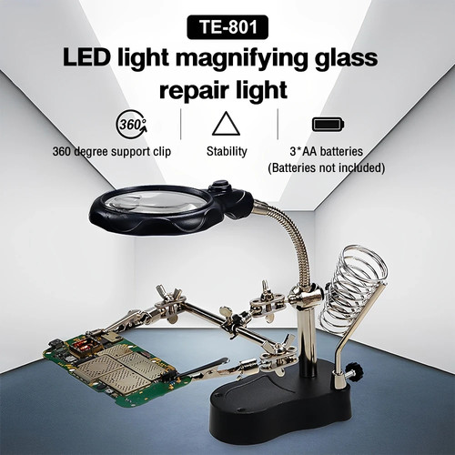 Löthilfe dritte hand led - löthilfe,