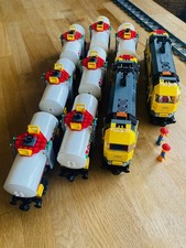 Lego City Loks und Tankwaggons aus 7939, siehe Beschreibung 