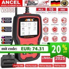 2025 Ancel Pro Profi KFZ Diagnosegerät Auto OBD2 Scanner EPB DPF Für VAG