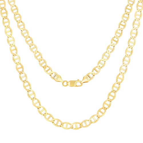 14k gelbgold solide 5mm - gelbgold,