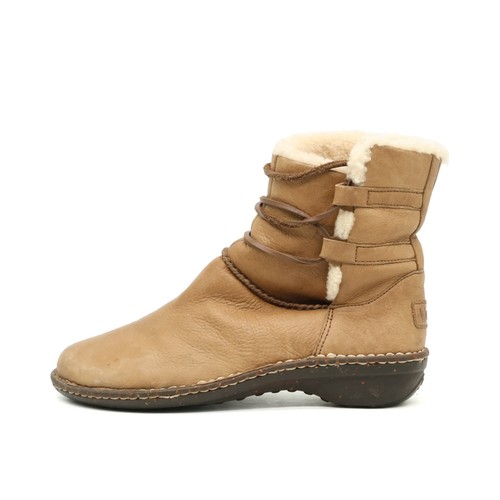 Ugg damen stiefel braun leder - damen,