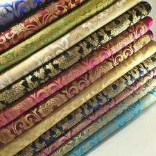 Damast blumen gold metallic - gold,