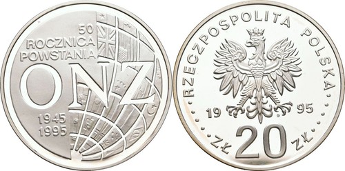 Polen zloty 1995 jahre - zloty, 50