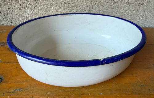 Alte emaille schüssel deko - emaille,