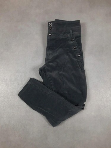 Pantalon velours côtelé gris - pantalon,