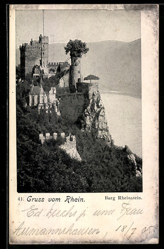 Rheinstein burg - burg,