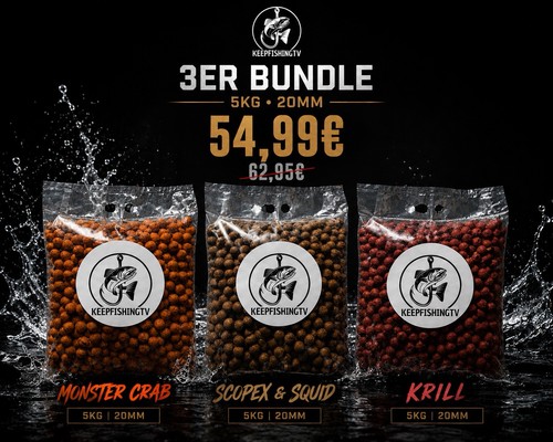 15kg boilies bundle 20mm - 15kg,