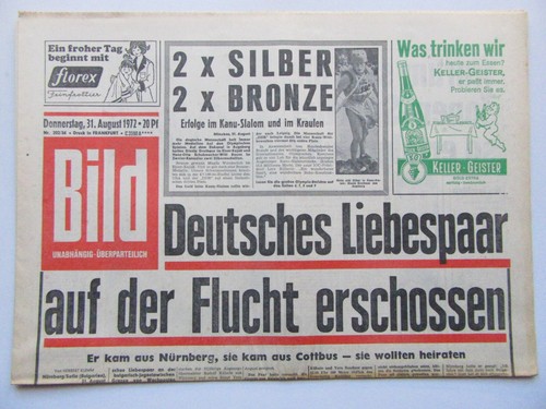 Bild zeitung 1972 - bild,