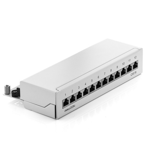 Deleycon cat6 patchpanel - patchpanel, 12