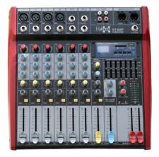 E-Lektron ST-62P Live Power-Mixer 6-Kanal + Stereo MP3-AUX Bluetooth Mischpult