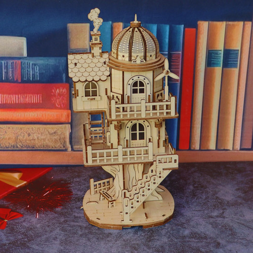 Holzpuzzle baumhaus villa - holzpuzzle,