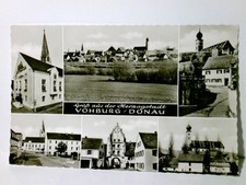 Vohburg. Donau. Herzogstadt. Alte Ansichtskarte / Postkarte s/w, gel. 1952. 6 An