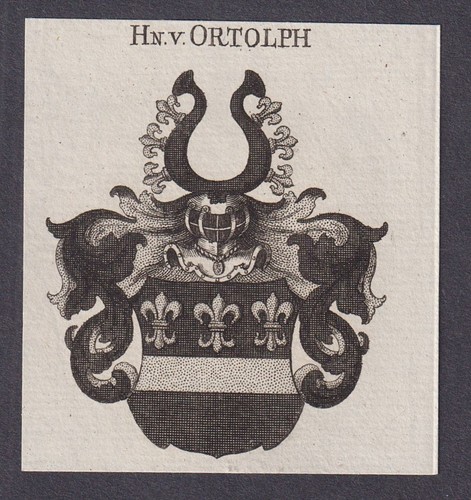 Ortolph wappen coat arms - coat, of
