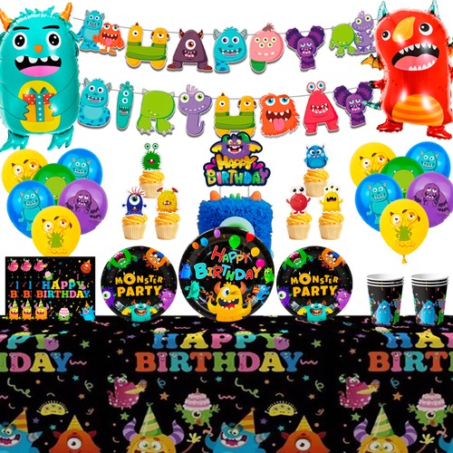 Monsters geburtstag geschirr - geburtstag,
