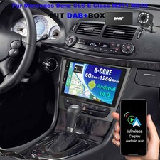 128GB Android14 DAB+ Autoradio Navi CarPlay Mercedes BENZ CLS/E-Klasse W211 W219
