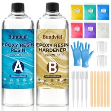 Hochglanz Transparent Epoxidharz Set  DIY Resin Set Epoxy Gießharz Glasklar