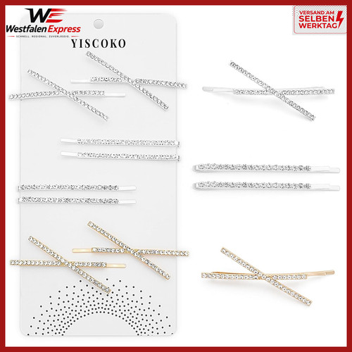 Haarnadeln 8pcs strasssteine - 8pcs,