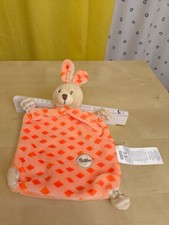 Kik Ergee Hase Rabbit ❤️ Häschen Schmusetuch Kuscheltuch Schnuffeltuch Orange
