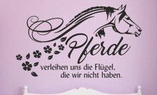Wandtattoo Wandaufkleber Aufkleber Kinder Tattoo Pferd Horse Stute Fohlen 150