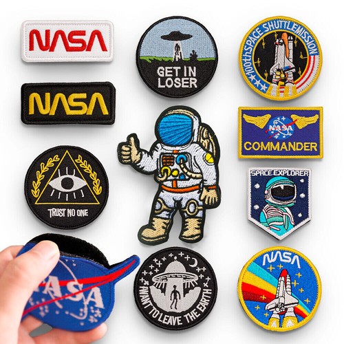 Astronaut nasa gestickt hook - gestickt,