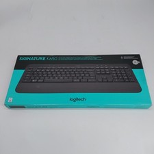 Logitech Signature K650 Comfort kabellose Tastatur mit Handballenauflage, BLE Bl