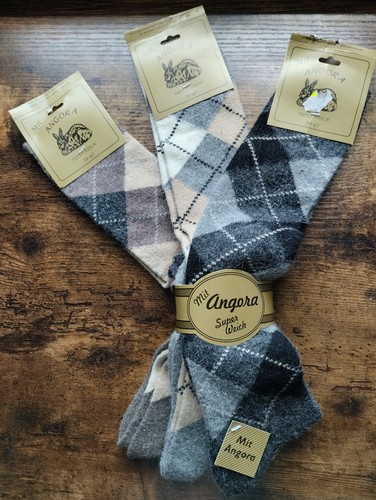 Paar angora socken größe - 3,