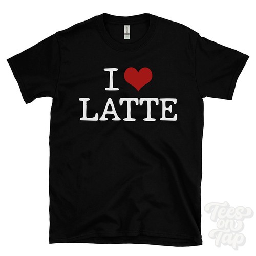 Love latte shirt herz - love, t-shirt