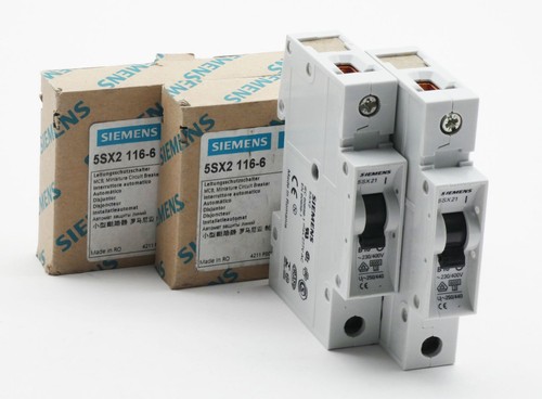 Siemens 5sx116 b16 1p - 2x, 5sx116-6