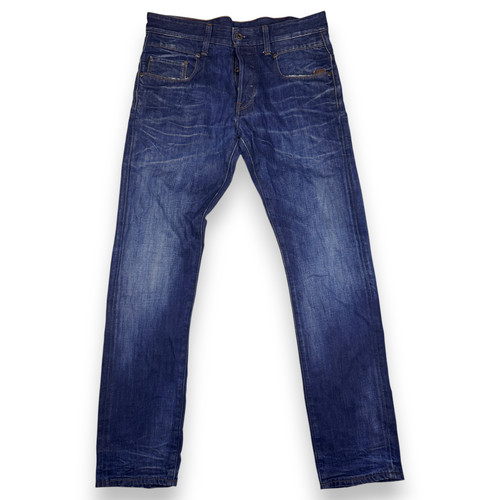 Star raw radar tapered jeans - raw,